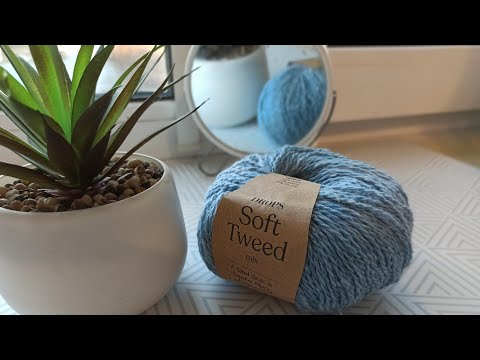 Видео: Обзор на пряжу Drops soft  tweed