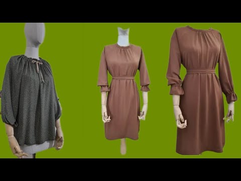 Видео: Пошив туники и платья за 5 шагов | Простые техники