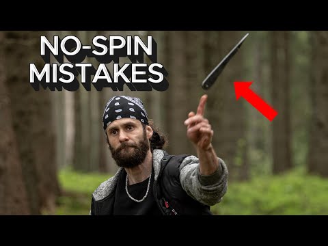 Видео: Ошибки при метании ножей без вращения