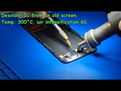 Видео: 🔧Ремонт экрана iPhone 13 и 14 Pro (замена микросхемы) + замена задней панели. Видео 4K⚙️ @JerryMo...