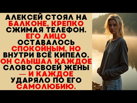 Видео: Алексей стоял на балконе с телефоном в руке. Снаружи спокоен — внутри всё кипело от её слов.