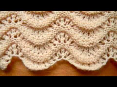 Видео: Beautiful 'wave' pattern for flounces and ruffles. Красивый узор 'волны' для воланов и рюшей.