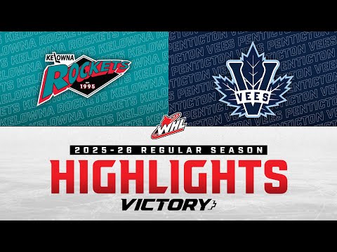 Видео: «Келоуна Рокетс» против «Пентиктон Вис» 11/05 | Лучшие моменты WHL 2025-26
