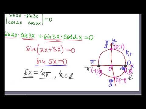 Видео: Уравнения и неравенства с определителем
