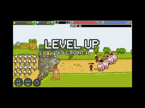 Видео: Защита башни  Grow Catsle №1
