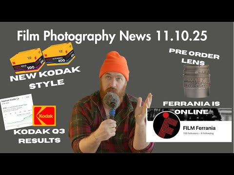 Видео: Новости пленочной фотографии 11.10.25: финансовые результаты Kodak, новый облик цветной пленки Ko...