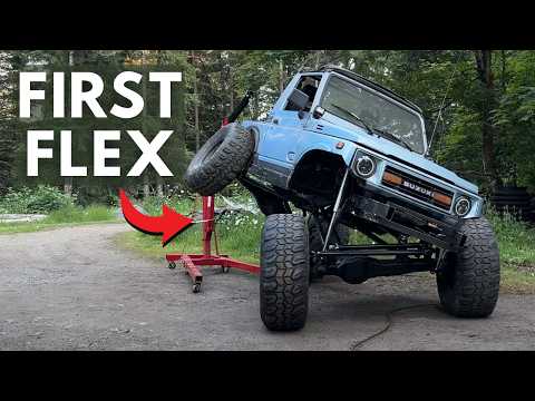 Видео: Кастомный Suzuki Samurai выезжает из мастерской! (Вроде как)