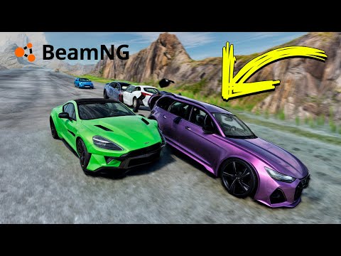 Видео: СПУСК С ГОРЫ БЕЗ ТОРМОЗОВ НА МАКСИМАЛЬНОЙ СКОРОСТИ В BEAMNG DRIVE!