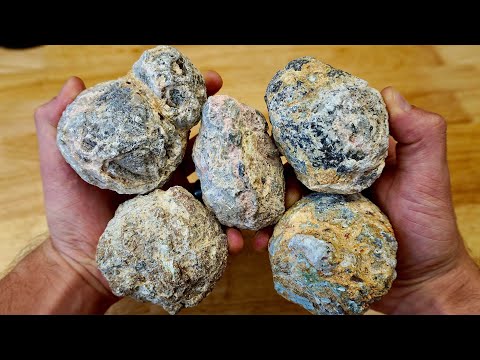 Видео: Я использовал алмазный пильный диск для разрезания жеод!