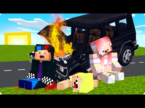 Видео: 🔥🚗ШЕДИ ЛЕСКА И НУБИК ПОПАЛИ В АВАРИЮ В МАЙНКРАФТ! MINECRAFT