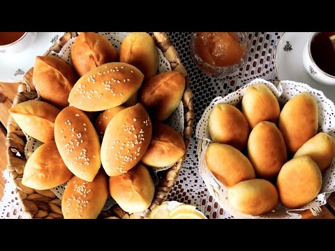 Видео: Постные «Пуховые» пирожки. Тесто на пшеничной закваске с добавлением небольшого количества дрожжей.