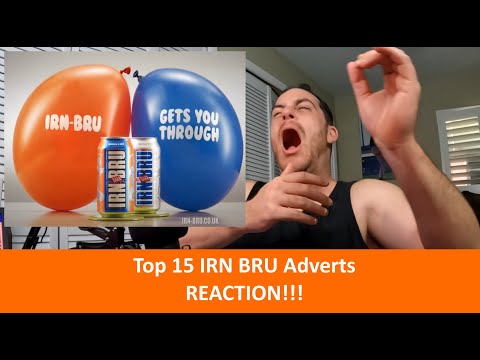 Видео: Реакция американцев на 15 лучших реклам Irn Bru РЕАКЦИЯ