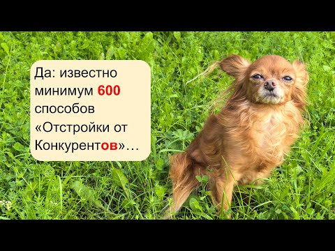 Видео: Да: известно минимум 600 способов «Отстройки от Конкурентов»…