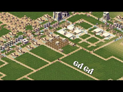 Видео: Планирование города - игра Фараон и Клеопатра - game Pharaoh - The Good Life часть 2