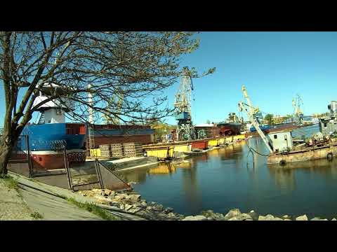 Видео: Каботажная гавань Николаева, судостроительный завод