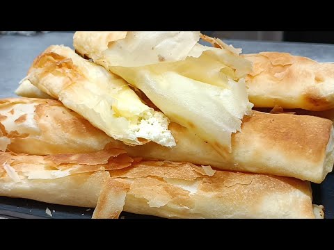 Видео: БЫСТРЫЕ БЁРЕК-ТРУБОЧКИ БЕЗ ЛИШНЕЙ МОРОКИ - ВКУС, ОТ КОТОРОГО НЕ ОТОРВАТЬСЯ!