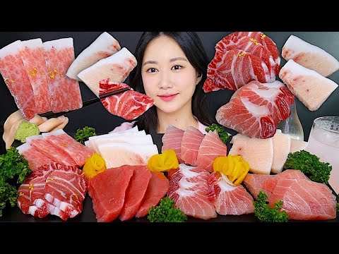 Видео: Сашими Из Голубого Тунца🐟 Сырой Тунец✨ | eating show | mukbang asmr