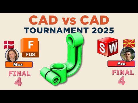 Видео: Турнир CAD против CAD — ПОЛУФИНАЛ 2025 ГОДА! — FUSION против SOLIDWORKS