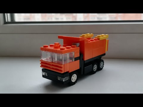 Видео: сборка самосвала КАМАЗ 43118 из Lego (перезалив в более лучшем качестве)