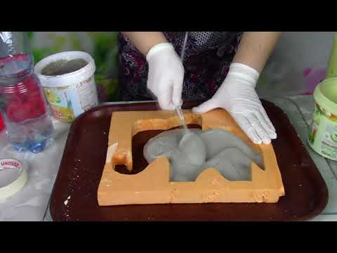 Видео: Слоны из самодельной формы ХоббиМаркет