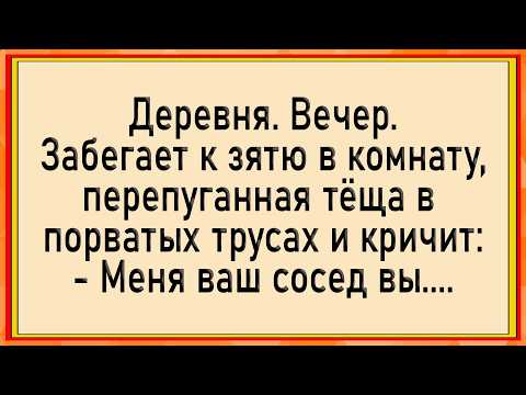 Видео: Как тёща на соседа заявление написала! Сборник свежих анекдотов! Юмор!