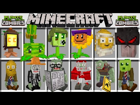 Видео: МОД НА ЗОМБИ ПРОТИВ РАСТЕНИЙ МАЙНКРАФТ ! PLANTS VS ZOMBIES ADDON MOD MINECRAFT BEDROCK PVZ