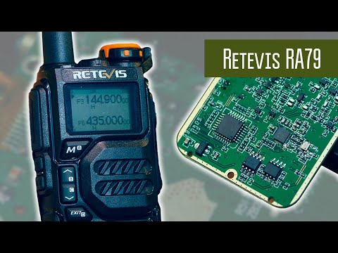 Видео: Retevis RA79 VHF UHF AirBand 300 МГц носимая радиостанция.