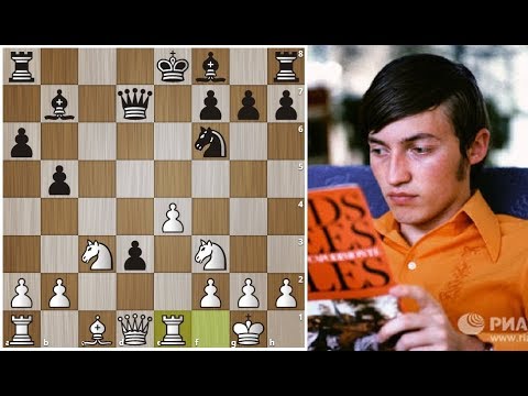 Видео: Карпов сдает экзамен по тактике Талю! Шахматы.