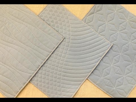 Видео: Стегание с шагающей лапкой BERNINA № 50