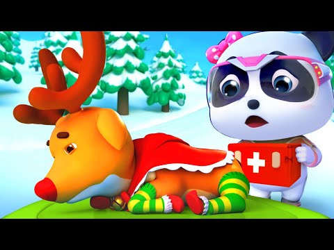 Видео: Рудольф – олень Санты🎅 | Суперспасатели | Новый сборник мультфильмов для детей | BabyBus (4 серии)