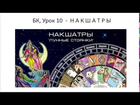 Видео: Астрология SSS1. БК Урок 10 - Накшатры 1 (Тушкин)