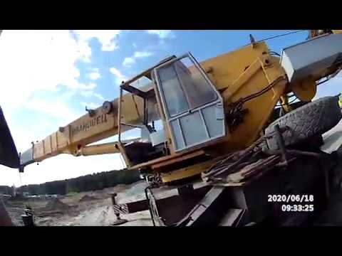 Видео: Автокран 50 тонн. Монтаж подстанций.