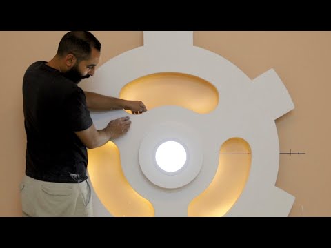 Видео: как сделать круг из гипсокартона