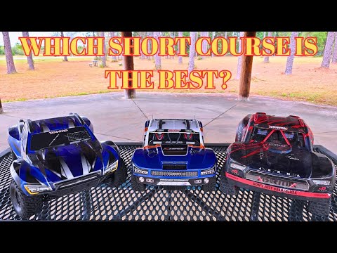 Видео: Кто лучше всего справляется с коротким курсом? Arrma V Team Corally V Traxxas