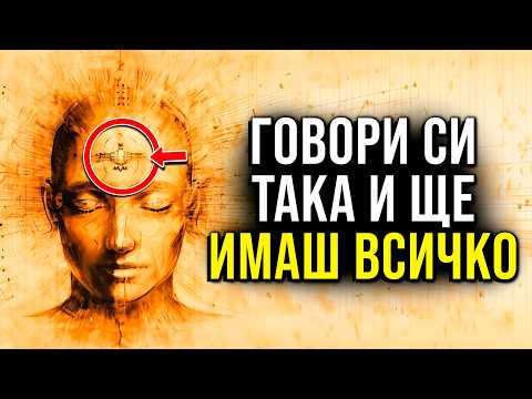 Видео: Ако ГОВОРИШ ТАКА НА СЕБЕ СИ, ЩЕ ИМАШ ВСИЧКО, КОЕТО ЖЕЛАЕШ