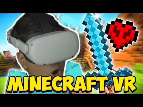 Видео: Minecraft, НО С ВИРТУАЛНА РЕАЛНОСТ! Minecraft VR w/@BurgerMurder