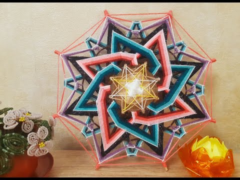 Видео: мандала 8 лучей Восточная сказка. Часть 4.