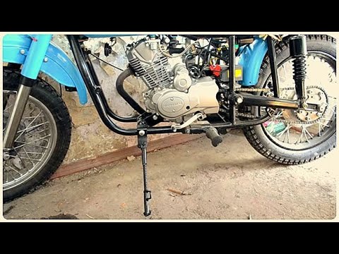 Видео: КАК СДЕЛАТЬ БОКОВУЮ ПОДСТАВКУ ДЛЯ ЛЮБОГО МОТОЦИКЛА?