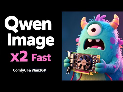 Видео: Qwen Image 2x Fast в ComfyUI и Wan2GP