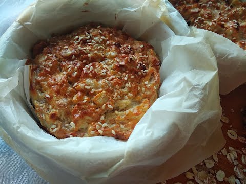 Видео: Овсяно- творожная запеканка с яблоком .Отличный завтрак.