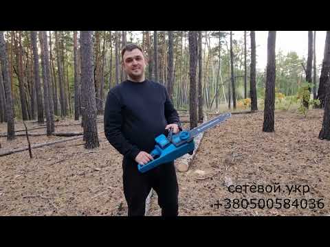 Видео: Аккумуляторная цепная пила Крайсман 3502