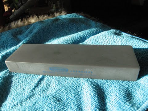 Видео: Точильный камень   Norton black hard arkansas 7 Тест