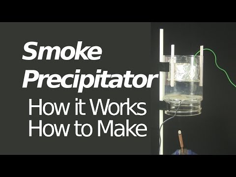 Видео: Электростатический фильтр/дымоосадитель — как это работает/как сделать