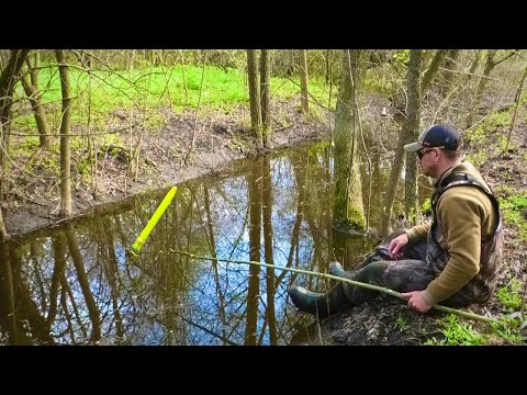 Видео: КАРАСЬ на ПАЛКУ І РИБАЛКА В МІКРО РУЧЬЕ!!!