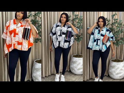 Видео: Простой урок по созданию кимоно бубу в стиле кэжуал. Как сшить бесплатный топ бубу в стиле кимоно.