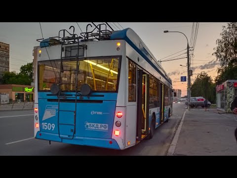 Видео: ✨ Новосибирский троллейбус! УТТЗ 6241.01 «Горожанин» маршрут 36 б/н 1509 (24.08.2023)