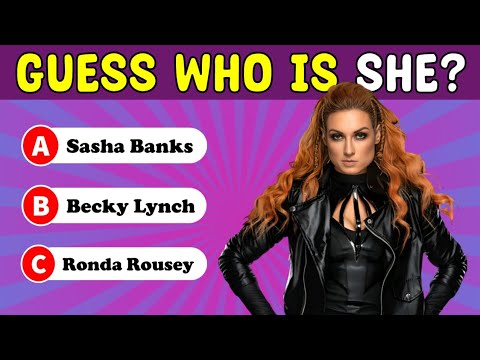 Видео: Угадай имя женщины-рестлера WWE по ее фотографии 👩 | Женщины WWE
