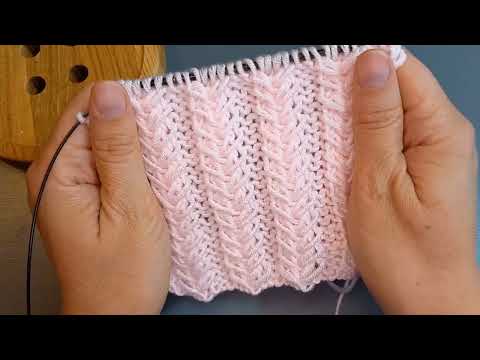 Видео: Идеальный узор спицами. Узор для шапки