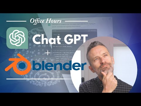 Видео: Учебное пособие по Blender — как использовать ИИ для создания 3D-моделей (ChatGPT и Blender)