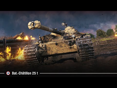 Видео: Bat.-Châtillon 25 t | Орловский выступ – Генеральное сражение